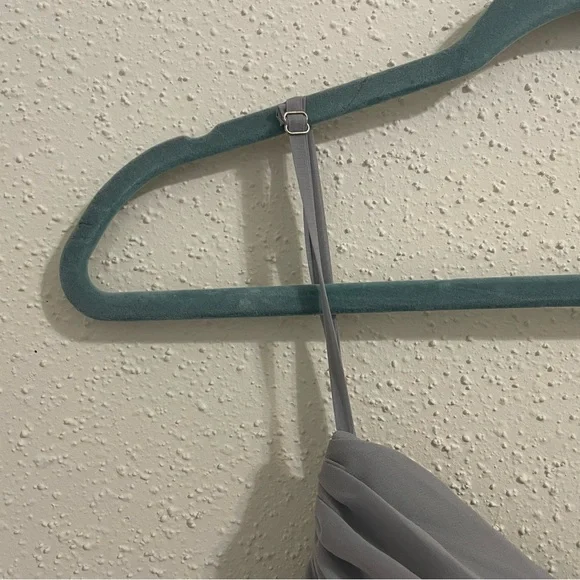 Lulu’s Captivated Light Grey Cowl Neck Maxi Dress - Size 6 - Picture 7 of 15